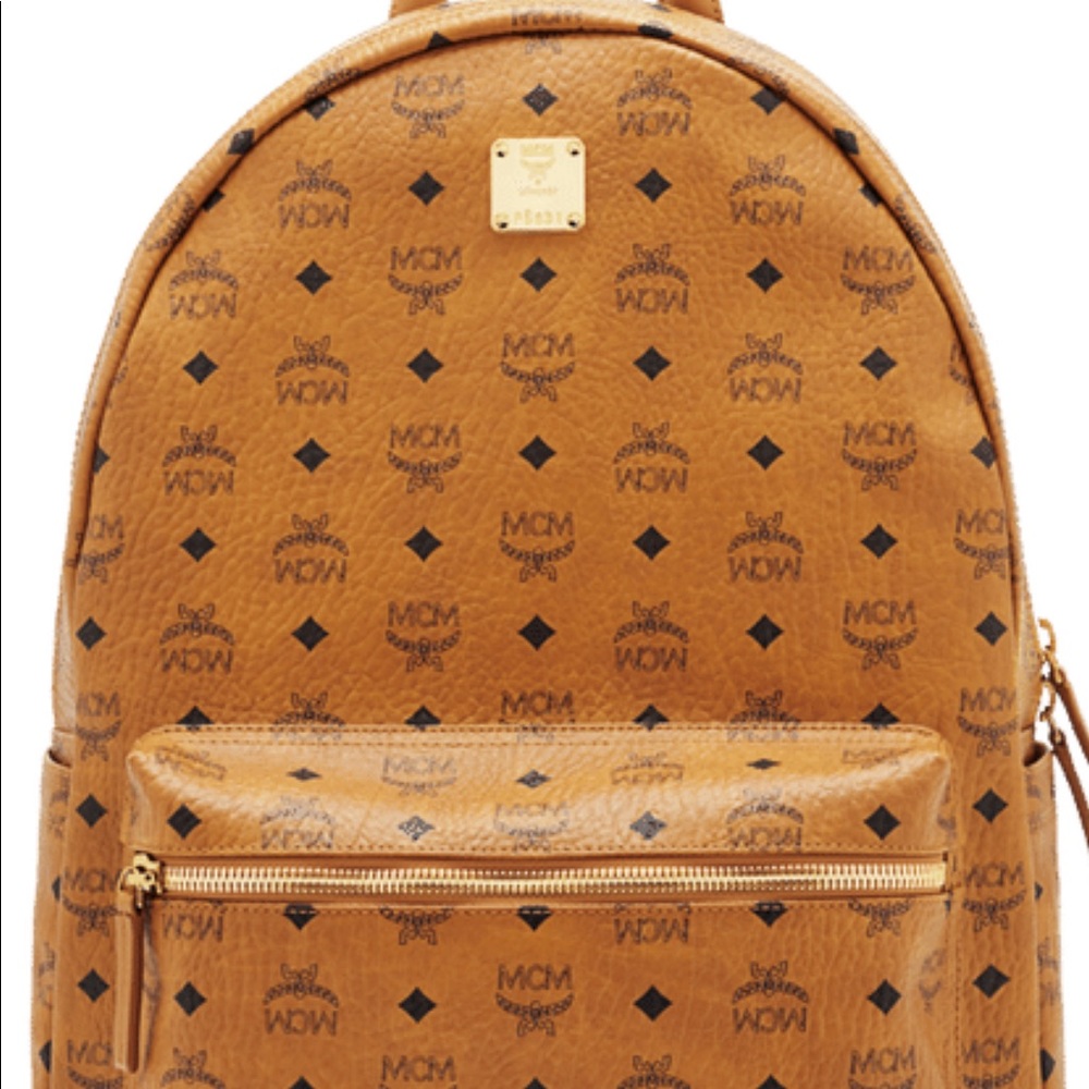 Mint condition MCM backpack. Gold edition - Picture 1 of 1